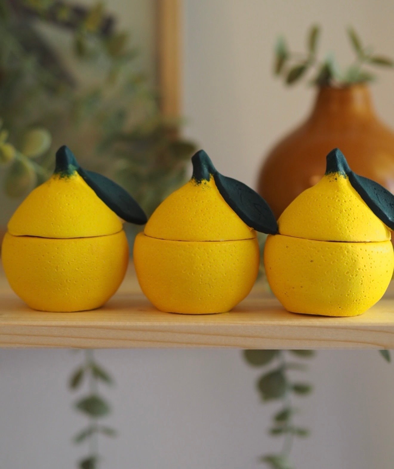 Χειροποίητο Τσιμεντένιο Δοχείο Lemon