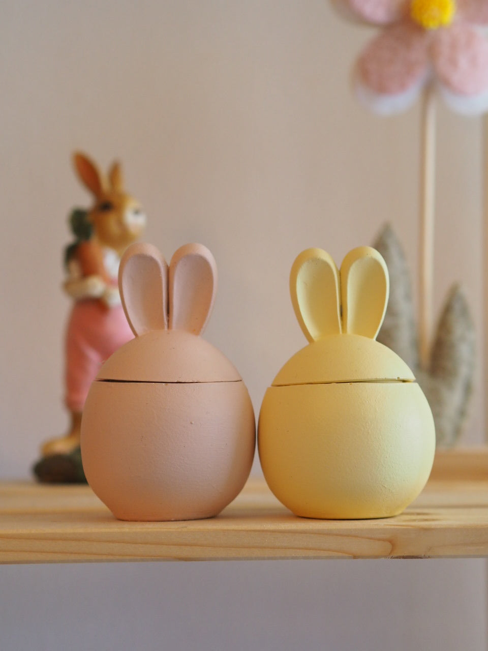 Χειροποίητο Τσιμεντένιο Δοχείο Bunny