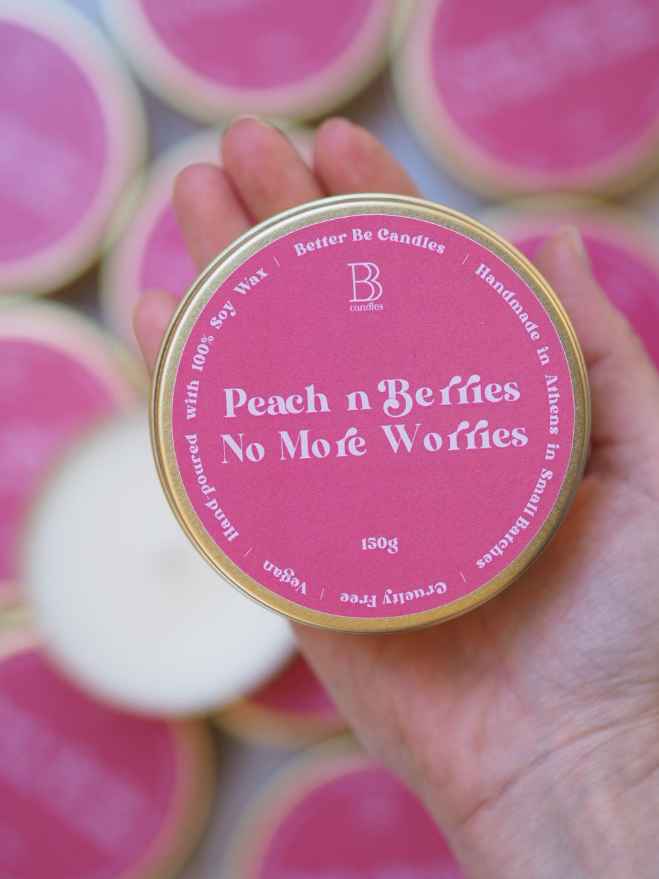 Peach n' Berries No More Worries | Natural Soy Wax
