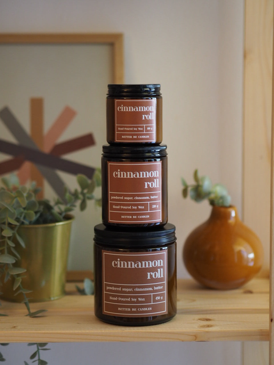 Cinnamon Roll Giga 450g| Φυτικό Κερί Σόγιας
