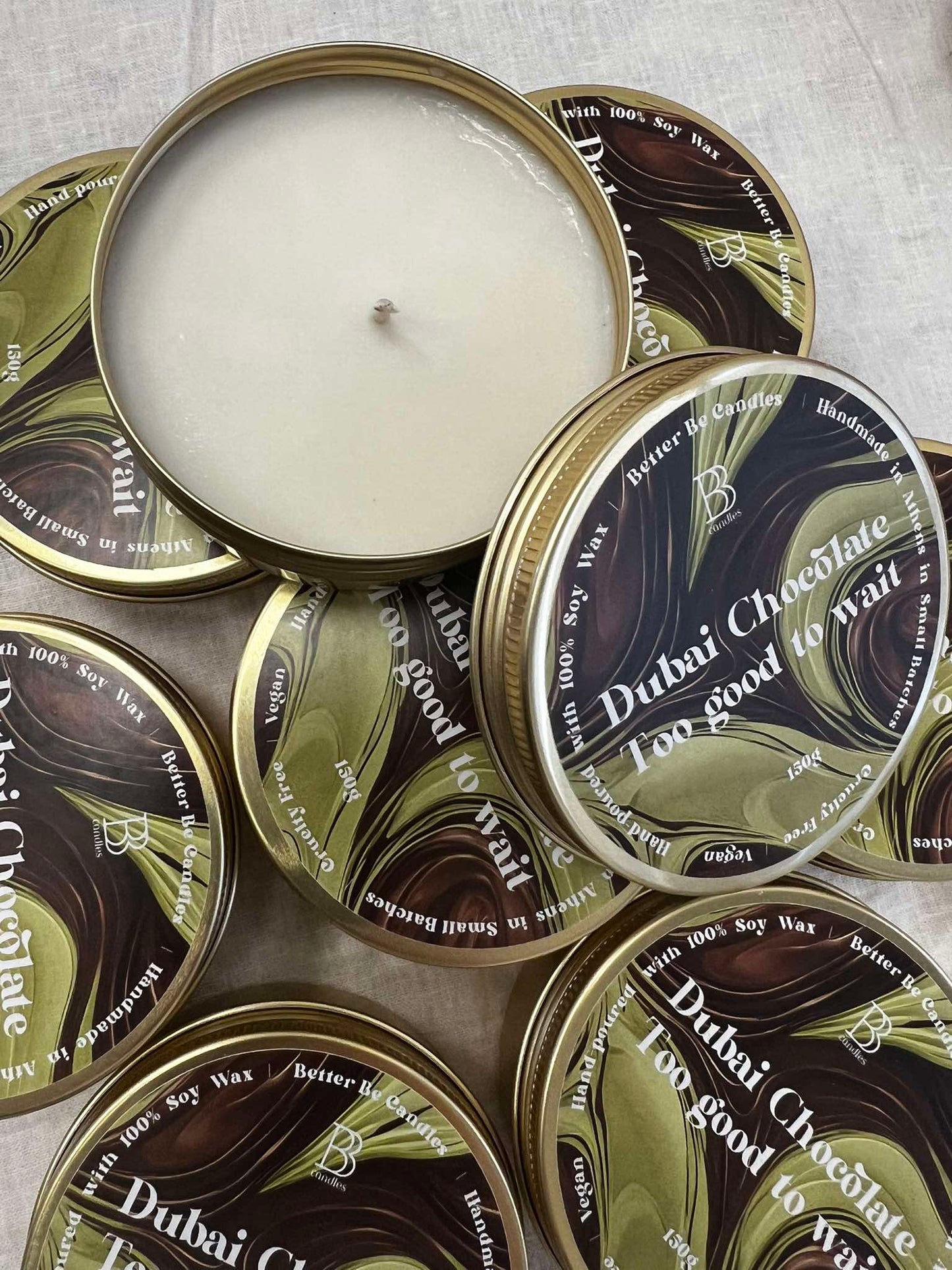 Dubai Chocolate Too good to wait | Natural Soy Candle