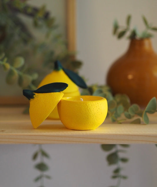 Χειροποίητο Τσιμεντένιο Δοχείο Lemon
