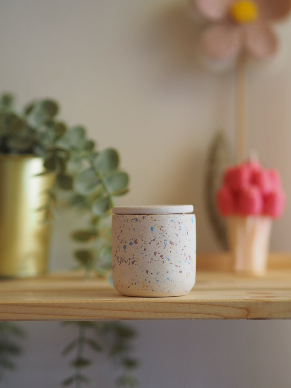 Χειροποίητο Δοχείο-Terrazzo