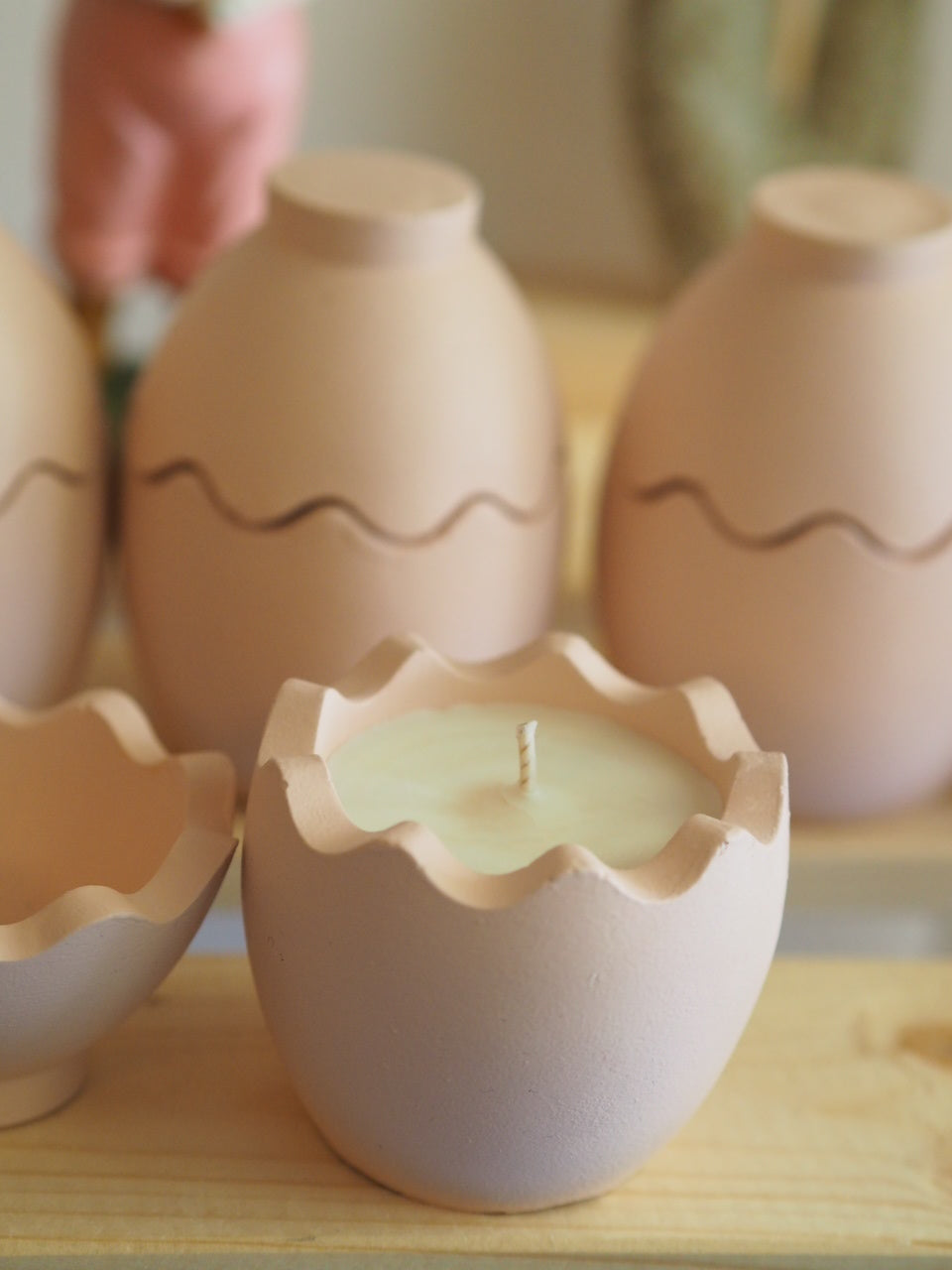 Αρωματικό Κερί Σόγιας σε Δοχείο Αυγό