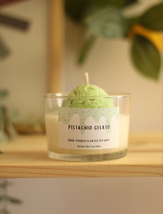 Pistachio Gelato|Φυτικό Κερί Σόγιας
