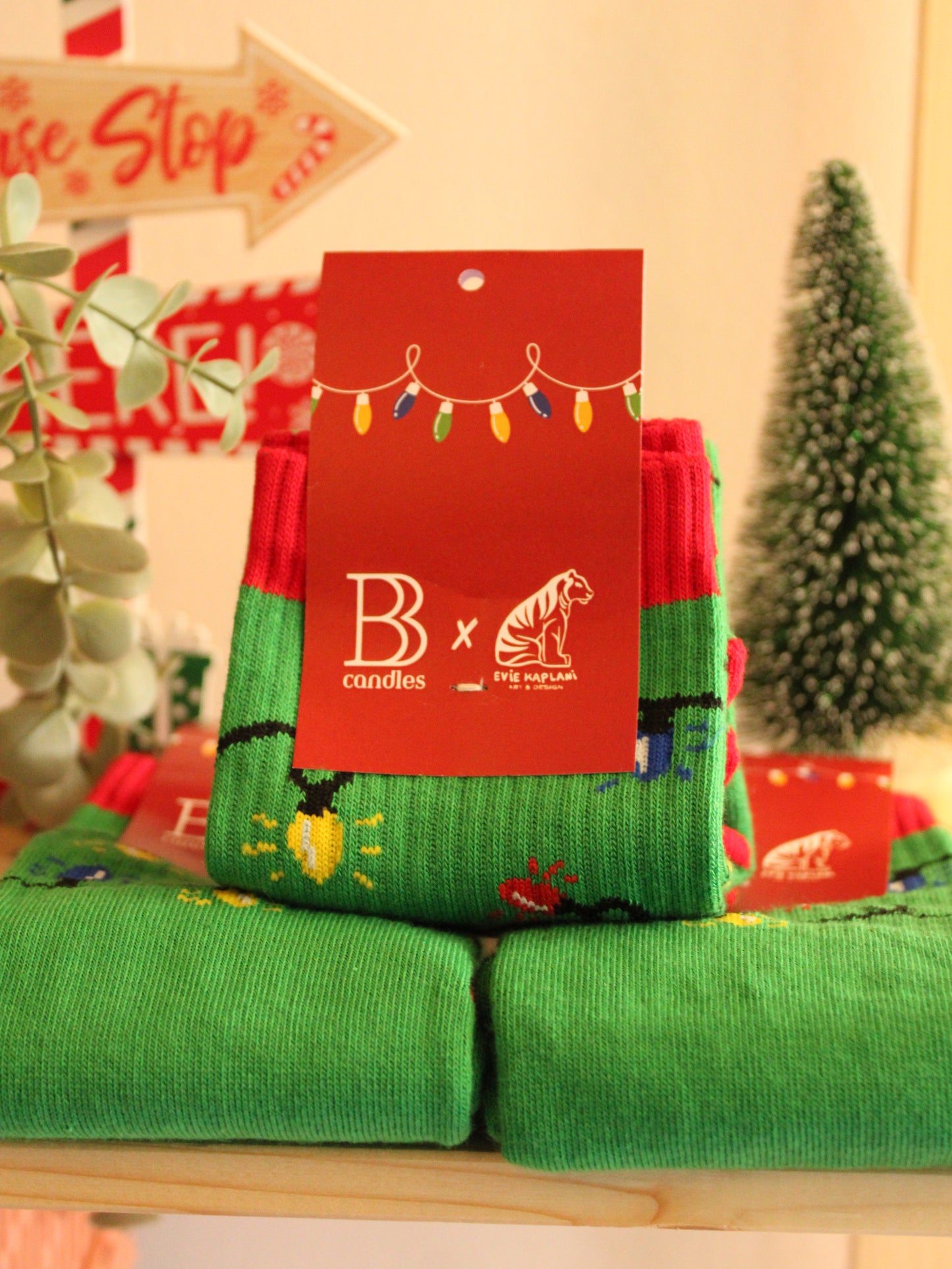 Christmas Socks Better Be Candles X Evie Onoff