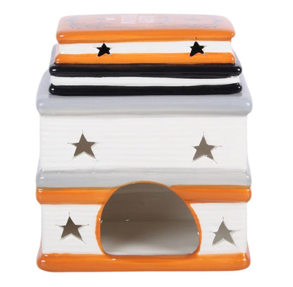 Haunted Library Book Stack Wax Burner