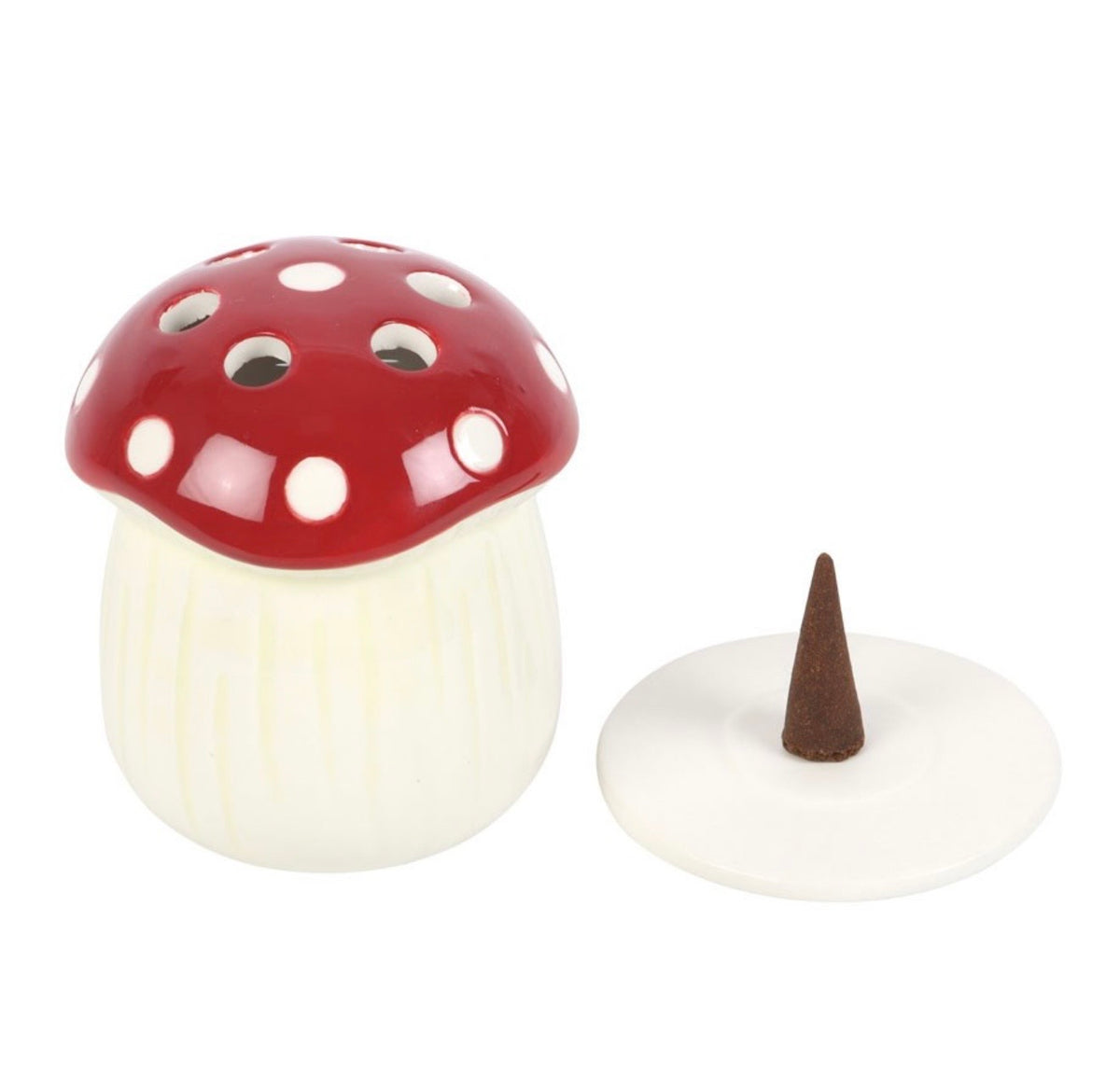 Mushroom Incense Cone Holder
