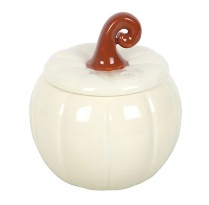 White Curly Pumpkin Wax Burner