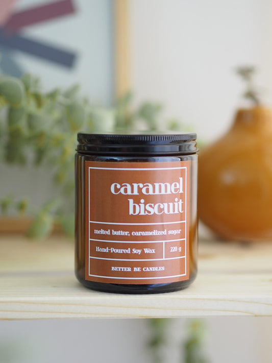 Caramel Biscuit | Φυτικό Κερί Σόγιας