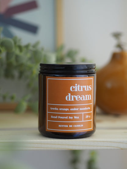 Citrus Dream | Φυτικό Κερί Σόγιας