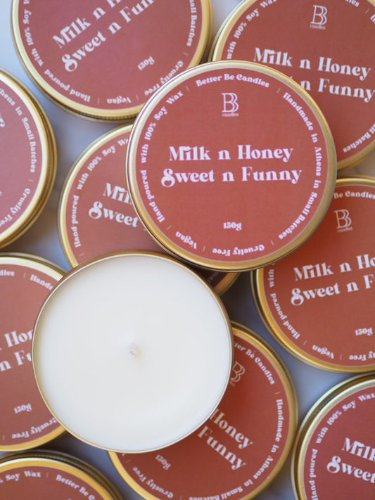 Milk n' Honey Sweet n' Funny |  Natural Soy Wax