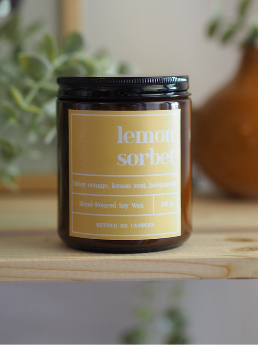 Lemon Sorbet | Φυτικό Κερί Σόγιας