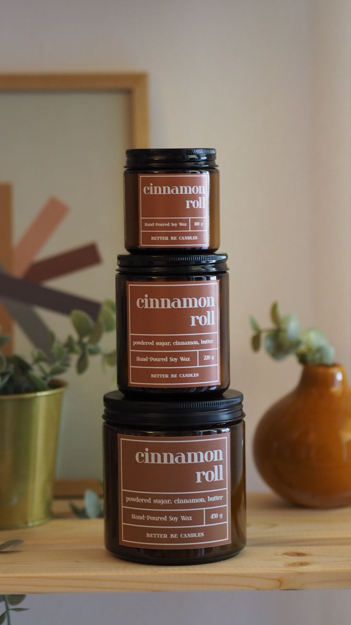 Cinnamon Roll Giga 450g| Φυτικό Κερί Σόγιας