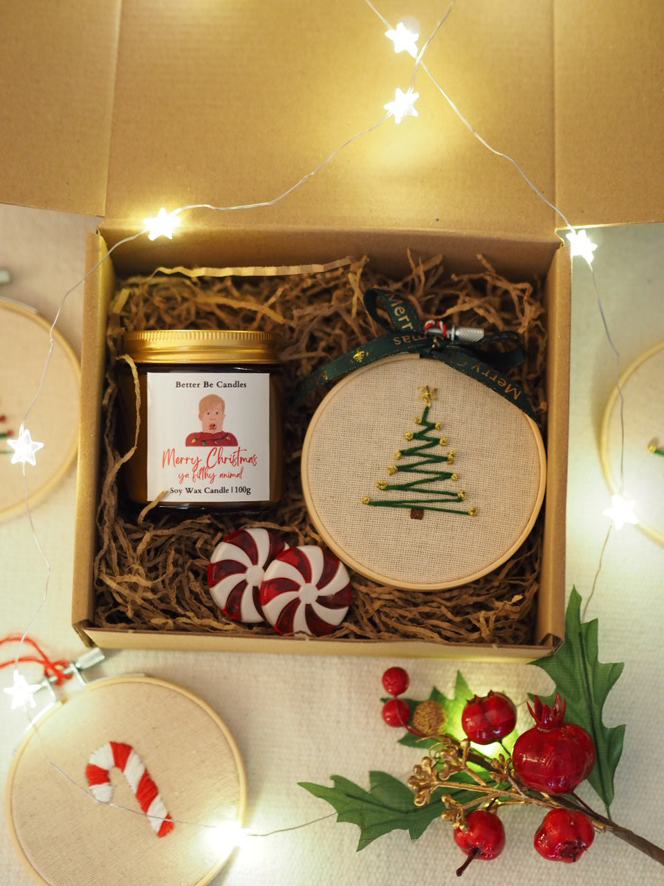 Christmas Box με Κερί & Στολίδι Christmas Tree